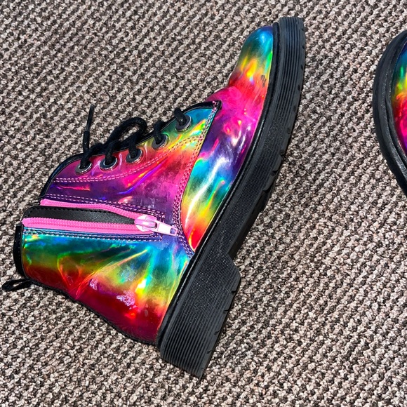 Steve Madden Rainbow girl punk boots - Picture 3 of 7